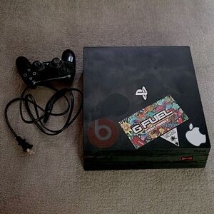 PS4 Pro w/ power cord & controller